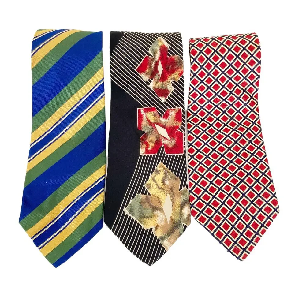 Lot of 3 Ties J. Crew Tommy Hilfiger Herve